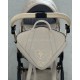 Wózek dziecięcy 3w1 -  Junama Heart 07 wielofunkcyjny  - Beige Pram 