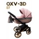 wózek 2w1 wielofunkcyjny - Adbor OXV-3D 07 jasny różowy 