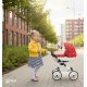 Adbor wózka dla lalek Viki - 02 czerwono biały -  doll pram red 