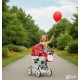 wózka dla lalek z trobą Adbor VIKI 08 szary - grey doll pram 
