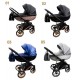 Adbor OXV 3D Wózek dziecięcy 2w1 niebieski 03 – galeria produktu - blue pram