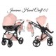 JUNAMA Hand Craft - 05 czarno złoty- wózek 2w1 - junama pram 