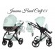 JUNAMA Hand Craft - 05 czarno złoty- wózek 2w1 - junama pram 