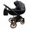 Wózek 4w1 Wielofunkcyjny z bazą isofix Adbor OXV 3D kolor czarny 02