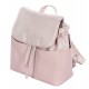 Wózek dla lalek duże retro koła JUNAMA Dolce Mini pudrowy różowy - pink doll pram 