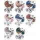 Lonex Retro Len wózek dziecięcy 4w1  baby pram retro vintage stroller 