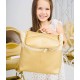 Wózek dla lalek Junama dolce mini 05 - złoty głęboki - toy pram gold