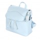 Wózek dla lalek głęboki - JUNAMA Dolce Mini 02- błękitny niebieski - blue toy pram 