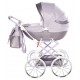 Junama Dolce Mini duży wózek dla lalek fioletowy 03 - doll pram violet stroller toy