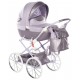 Junama Dolce Mini duży wózek dla lalek fioletowy 03 - doll pram violet stroller toy
