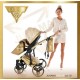 Junama Dolce Gold - wózek dziecięcy 2w1 Złoty 05 