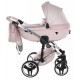 Junama Dolce Pink 01 - wózek dziecięcy 2w1 Pudrowy róż dla dziewczynki 
