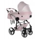 Junama Dolce Pink 01 - wózek dziecięcy 2w1 Pudrowy róż dla dziewczynki 