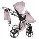 Junama Dolce Pink 01 - wózek dziecięcy 2w1 Pudrowy róż dla dziewczynki 