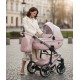 Junama Dolce Pink 01 - wózek dziecięcy 2w1 Pudrowy róż dla dziewczynki 