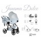 Junama Dolce Blue 02 - wózek 2w1- Jasny Błękit niebieski - baby blue pram