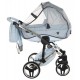 Junama Dolce Blue 02 - wózek 2w1- Jasny Błękit niebieski - baby blue pram