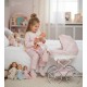 Wózek dla Lalek z Gondolą  Junama Heart Mini Beżowy  07 , doll pram beige