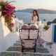 Wózek bliźniaczy 3w1 Junama Duo V3 Eco – Pink / Rosa