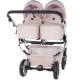 Wózek bliźniaczy 3w1 Junama Duo V3 Eco – Pink / Rosa