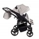 Wózek wielofunkcyjny dla bliźniaków Junama Duo V3 Eco 01 szary - twin pram grey 