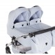 Wózek bliźniaczy 3w1 Junama Duo V3 Eco 05 – Baby Blue twin pram