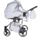 Wózek bliźniaczy 3w1 Junama Duo V3 Eco 05 – Baby Blue twin pram