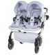 Wózek bliźniaczy 3w1 Junama Duo V3 Eco 05 – Baby Blue twin pram
