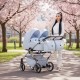 Wózek bliźniaczy 3w1 Junama Duo V3 Eco 05 – Baby Blue twin pram