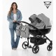Wózek bliźniaczy 3w1 Junama Diamond Basic Duo 06 szary 