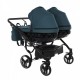 Wózek bliźniaczy 2w1 Junama Diamond Duo Basic 02 Green -twin pram