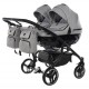 Wózek bliźniaczy 2w1 Junama Diamond Duo Basic 02 Green -twin pram