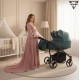 Junama Duo v3 3w1 Wózek dla dzieci jeden obok drugiego zielony 03 - double pram green
