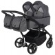 Junama Duo v3 - wózek bliźniaczy 3w1-  Twin Pram 