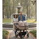 ❤️ Junama Duo v3  wózek bliźniaczy gondolą i spacerówka 2w1 beżowy 01 - twin pram beige