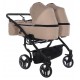 Wózek Dziecięcy Bliźniaczy 3w1- Junama Duo V 3  01 beżowy - beige   
