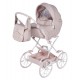 TAKO Junama Art Deco Mini - wózek dla lalek z duża gondolą różowy 