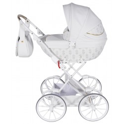 Junama Art Deco Mini – wózek dla lalek dla 3–8 latki w eleganckim stylu - Dolls Pram 