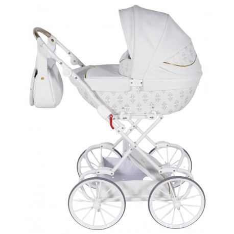 Junama Art Deco Mini – wózek dla lalek dla 3–8 latki w eleganckim stylu - Dolls Pram 