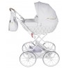 Junama Art Deco Mini Wózek dla Lalek dla dziewczynki Biały 01