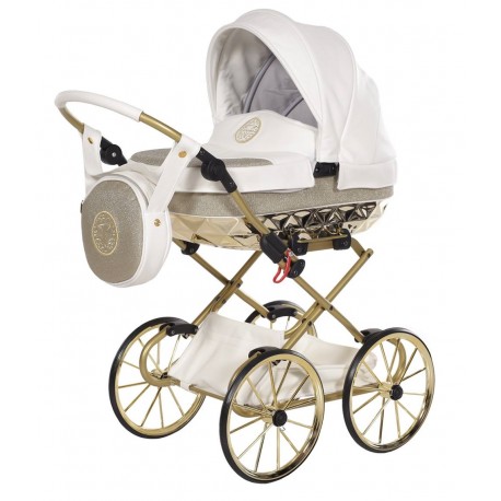 Dolls pram Junama Hand Craft Mini Glitter 02 – galeria zdjęć pełna blasku