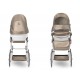 Wózek dla lalek Kunert Rossie Beżowy Cappuccino Metalic Eco 02 – babies dolls pram