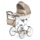 Wózek dla lalek Kunert Rossie Beżowy Cappuccino Metalic Eco 02 – babies dolls pram