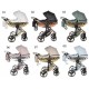 Wózek JUNAMA Diamond Heart 3w1 green gold pram new junama