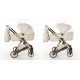 JUNAMA ELLEGANTE LAME  03 Beige 4w1 Beżowy Wózek Wielofunkcyjny Junama Lamé 4in1 gold prams