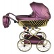 Fioletowy Wózek dla lalek Sojan Royal 03 - purple doll pram