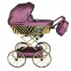 Fioletowy Wózek dla lalek Sojan Royal 03 - purple doll pram