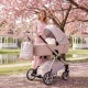 JUNAMA ELLEGANTE LAME  01 PINK 4w1 Różowy Wózek Wielofunkcyjny Dla Dziewczynki Junama Lamé 4in1 PINK PRAMS