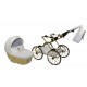Sojan Royal 08 –  wózek dla lalek beż 08 - beige doll stroller