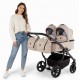 Junama Duo V3 Eco – zdjęcia i detale wózka bliźniaczego 2w1 02 beżowy 